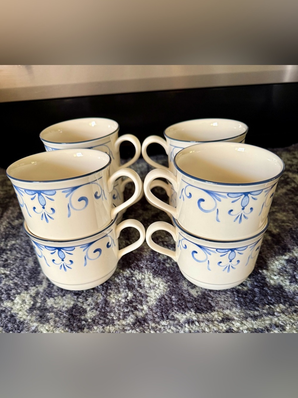 Lenox China Stone (8) Coffee Mugs